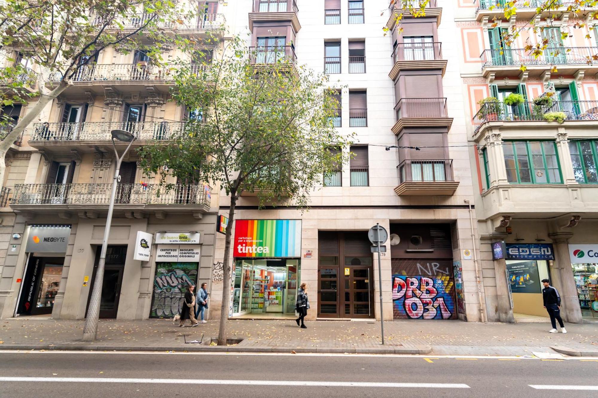 Apartmán Comfy Downtown + Private Terrace Barcelona Exteriér fotografie
